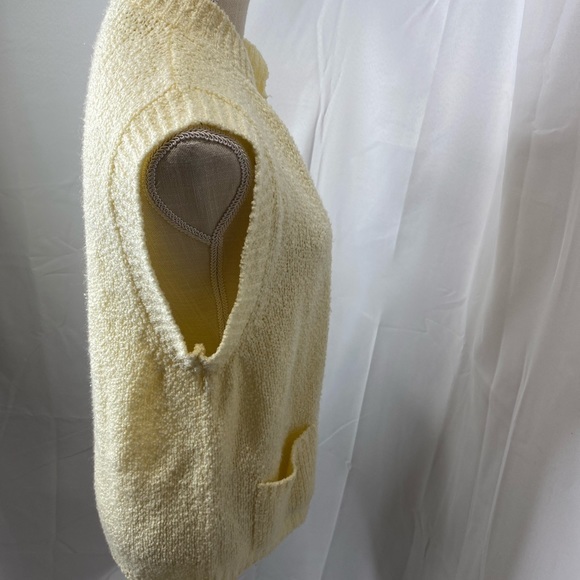 Bonnie Lee by Leroy vintage open front sweater vest size 44 - Picture 4 of 12